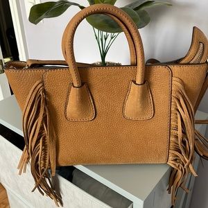 Henri Bendel fringe tote
